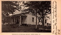 North Hero, Vermont, USA - Residence of Edward Bruley, North Hero, Vt.