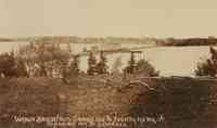 North Hero, Vermont, USA - North Hero, Vermont, USA - Wagon Bridge from Grand Isle to North Hero, Vt., 1907