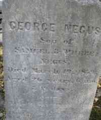 George W. NEGUS - Grave