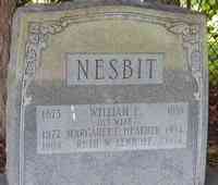 William Ernest NESBIT - Grave