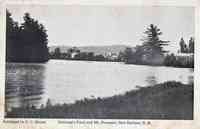 New Durham, New Hampshire, USA - Downing's Pond and Mt. Prospect