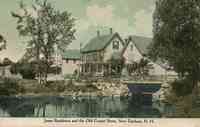 New Durham, New Hampshire, USA - Jones Residence and the Old Corner Store, 1913
