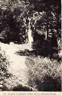 New Hartford, New York, USA - Garden at Senator Elihu Root's Summer Home.