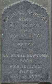 Nathaniel NEWCOMB - Grave