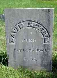 David NEWELL - Grave