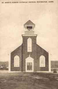Newington, Connecticut, USA - St. Mary's Roman Catholic Church, Newington, Conn.