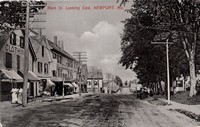 Newport, Maine, USA - Newport, Maine, USA - Main St., Looking East, 1909