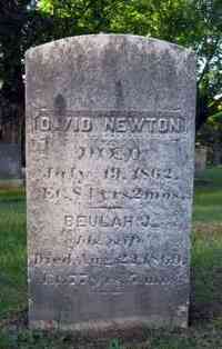 David NEWTON - Grave