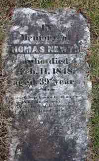 Thomas NEWTON - Grave