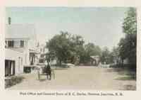 Newton, New Hampshire, USA - Post Office and General Store of E. C. Darbe, Newton Junction