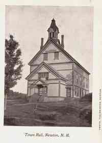 Newton, New Hampshire, USA - Newton, New Hampshire, USA - Town Hall, 1907