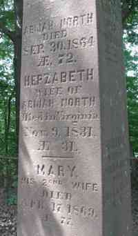 Abijah NORTH - Grave