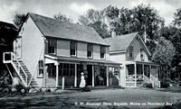 Northport, Maine, USA - E. W. Hastings' Store, Bayside, Maine on Penobscot Bay