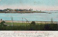 Norwalk, Connecticut, USA - Belle (Bell) Island on Long Island Sound from Roton Point, Conn., 1908