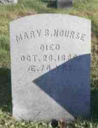Mary Bidwell "Polly" NURSE (NOURSE) - Grave