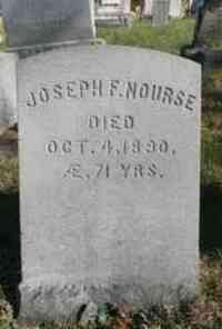 Joseph Frye NURSE (NOURSE) - Grave