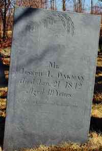 Joseph Lathe OAKMAN - Grave