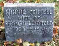 Minnie OERTELL - Grave