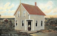Harpswell, Maine, USA - Orrs Island, Me., Post Office