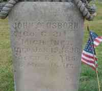 John Y OSBORN - Grave