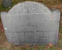 Peter OSGOOD - Grave  Inscription: Here lyes Buried the Body of Deacon Peter OSGOOD, Aged 90 yrs, d. 24 Sep 1753