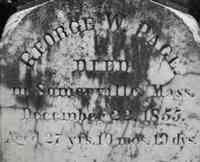 George W PAGE - Grave