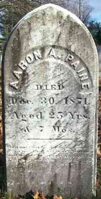 Aaron A. PAINE - Grave