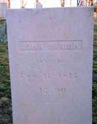 John PARISH - Grave