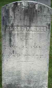 Amos PARKER - Grave