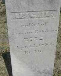 Abigail PARLIN - Grave