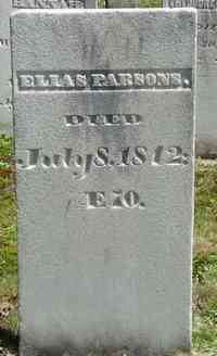 Elias PARSONS - Grave