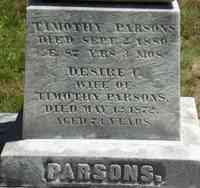 Timothy PARSONS - Grave