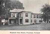 Peacham, Vermont, USA - Mountain View House