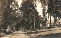 Peacham, Vermont, USA - South Main Street, Peacham, VT., 1941