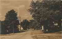 Peacham, Vermont, USA - Street view of Peacham, Vt.