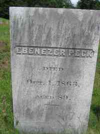 Ebenezer PECK - Grave
