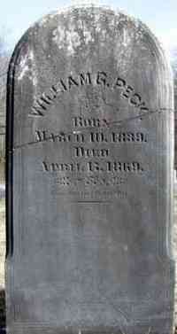 William G. PECK - Grave
