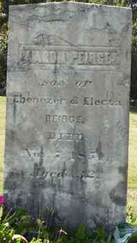 Aaron PEIRCE - Grave