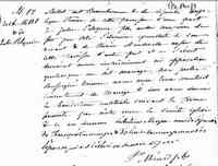 Charles MILLET dit BEAUCHEMIN - 1833 marriage