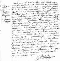 Modeste PELOQUIN - 1831 marriage