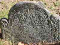 Deborah PEMBERTON - Grave  Inscription:  Here lyes buried the body of Mrs Deborah Kembell the wife of Mr. Thomas Kembell who died December ye 2nd day 1726 & In 