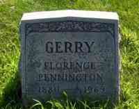 Florence W PENNINGTON - Grave