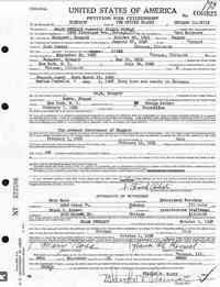 Mitzi (Mary) BERTLEFF - 1931 petition for U.S. citizenship