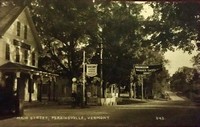 Weathersfield, Vermont, USA - Main Street, Perkinsville, 1931