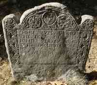 John PERLEY - Grave  Inscription:  HERE LYES BURIED THE BODY OF Mr JOHN PERLEY WHO DIED DECEMBER ye 15 1729 & IN the 94 YEAR OF HIS AGE.