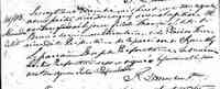 Alexandre PETIT dit BEAUCHEMIN - Baptism
