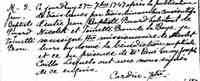 Marie-Antoinette PROULX - 1747 marriage