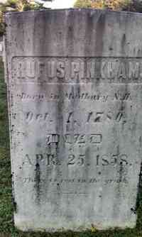 Rufus PINKHAM - Grave