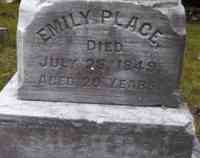 Emily PLACE - Grave