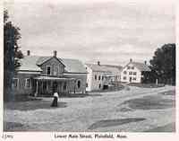 Plainfield, Massachusetts, USA - Lower Main Street, Plainfield, Mass.